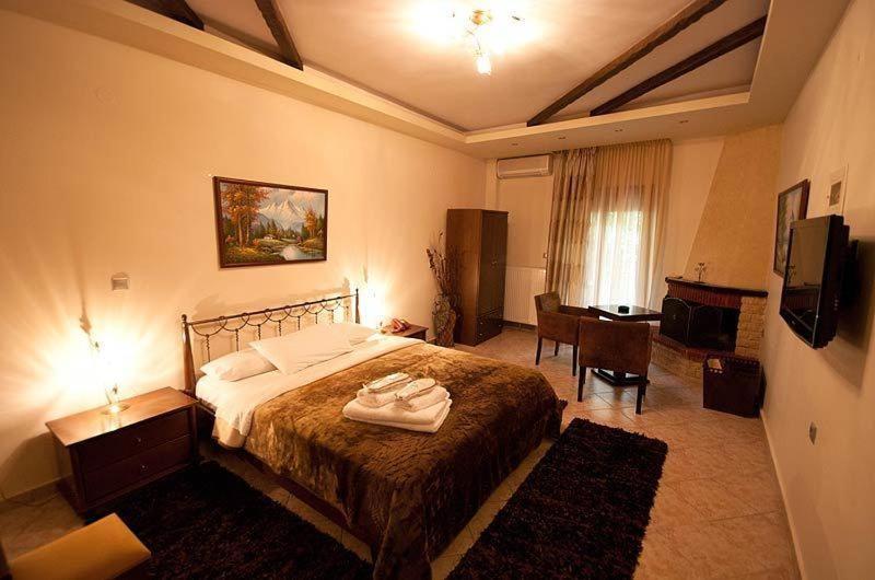 Nostos Hotel Káto Loutrákion الغرفة الصورة